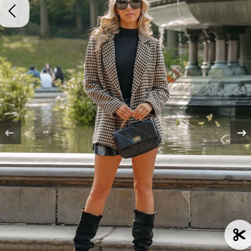 Vici Taxi Pocketed Houndstooth Prescott Small - Picture 5 of 9
